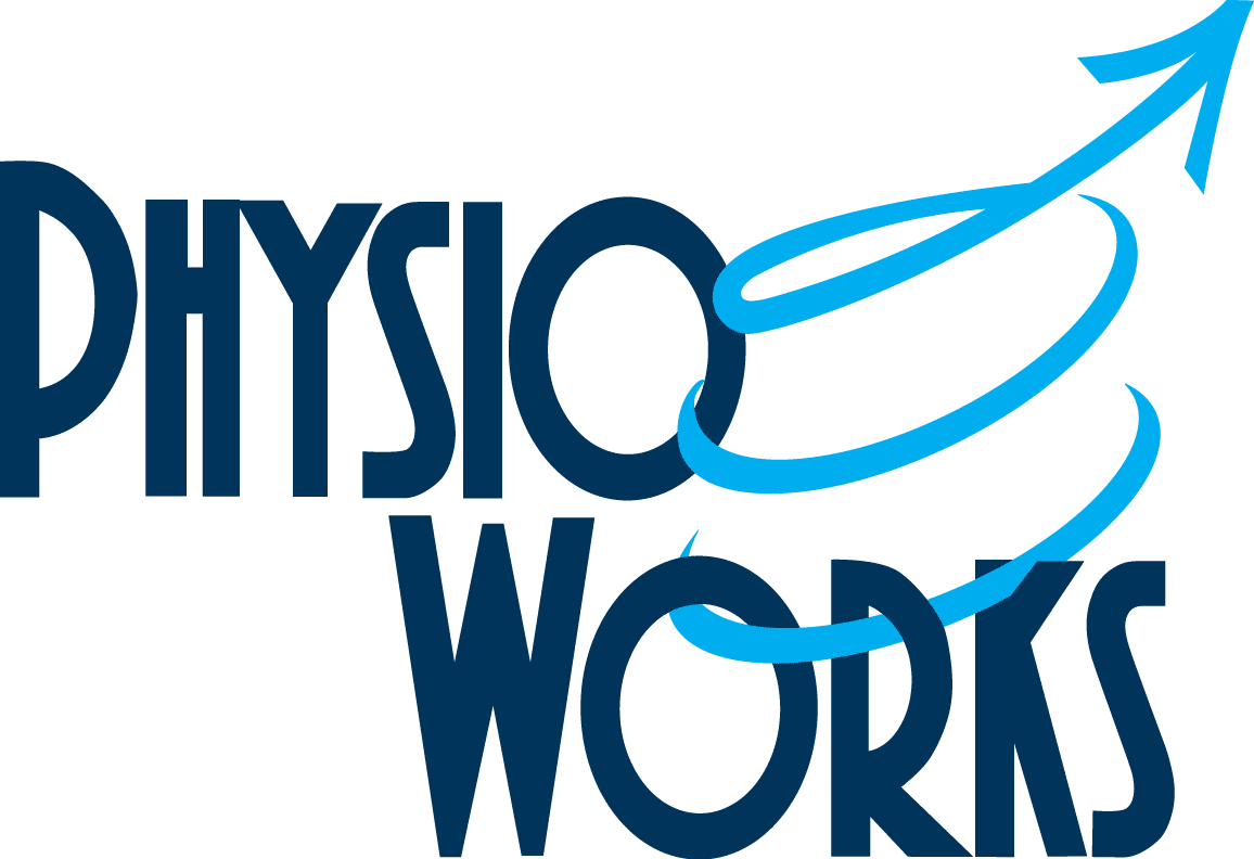 Physio Works Logo - Blue-stacked - PhysioWorks!