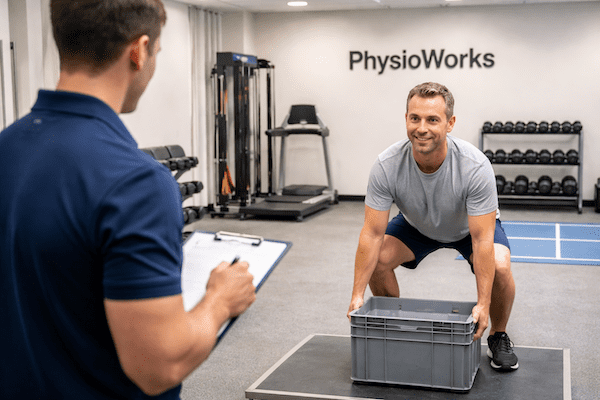 Functional capacity evaluation Brisbane lifting assessment in clinic