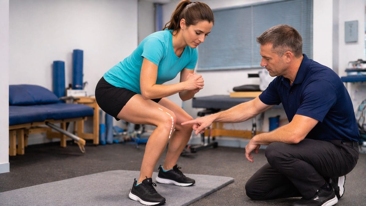 Chondromalacia patella physiotherapy assessment kneecap compression test for patellofemoral joint pain