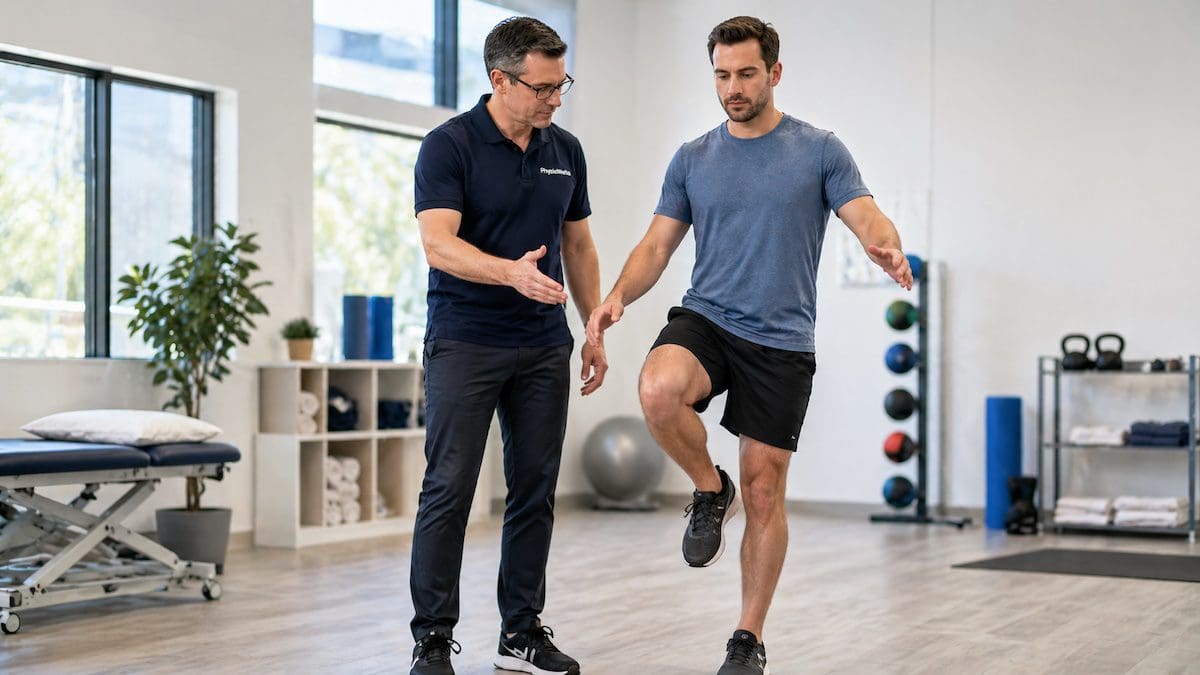 Ligament tear balance rehabilitation retraining ankle joint control
