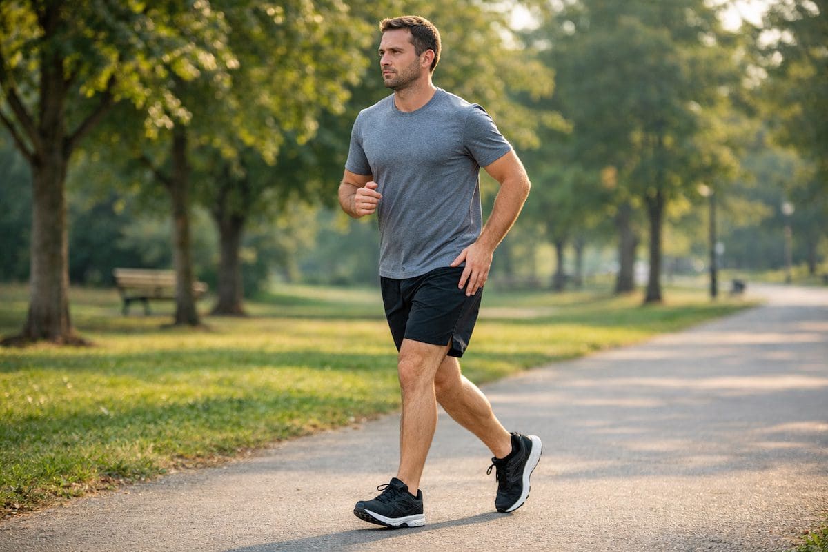 running-pain-safe-to-keep-running running pain while jogging with controlled movement and safe running form