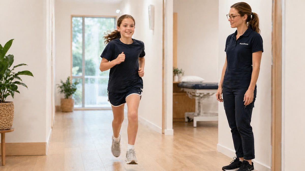 severs-disease-return-to-running-child child running pain free after sever’s disease recovery