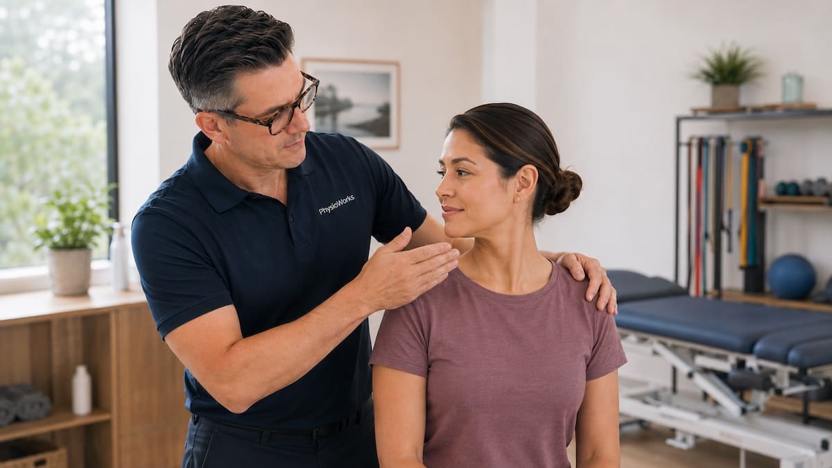 neck-headache-upper-cervical-rotation-retraining Neck headache upper cervical rotation retraining with physiotherapist guidance