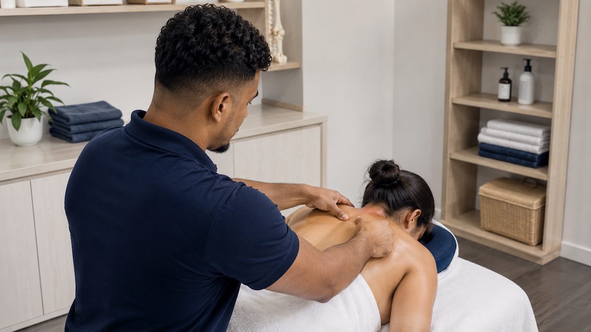 upper-trapezius-trigger-point-therapy-brisbane Upper trapezius trigger point therapy for neck and shoulder muscle tension
