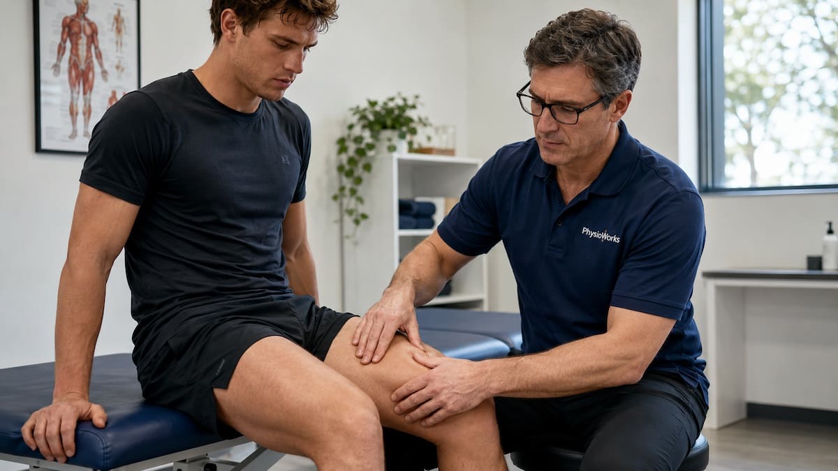 Common thigh injuries quadriceps assessment after direct sports impact