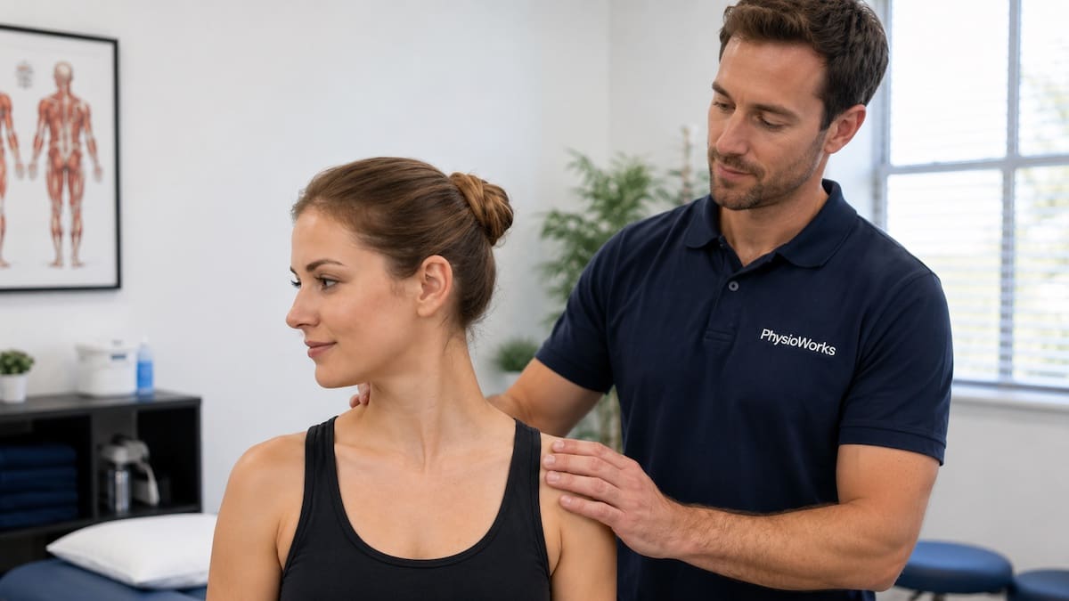 Dry Needling Neck Movement Check Dry needling neck movement check after physiotherapy treatment