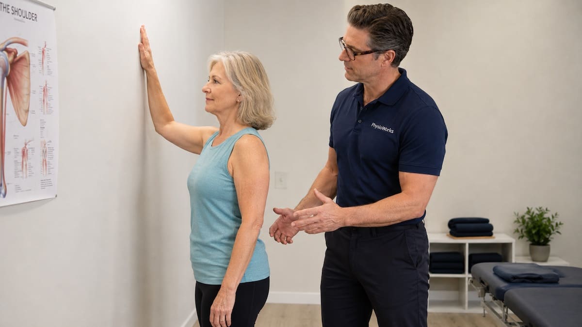 humerus-fracture-wall-exercise-shoulder-rehab humerus fracture wall exercise restoring shoulder movement after broken shoulder