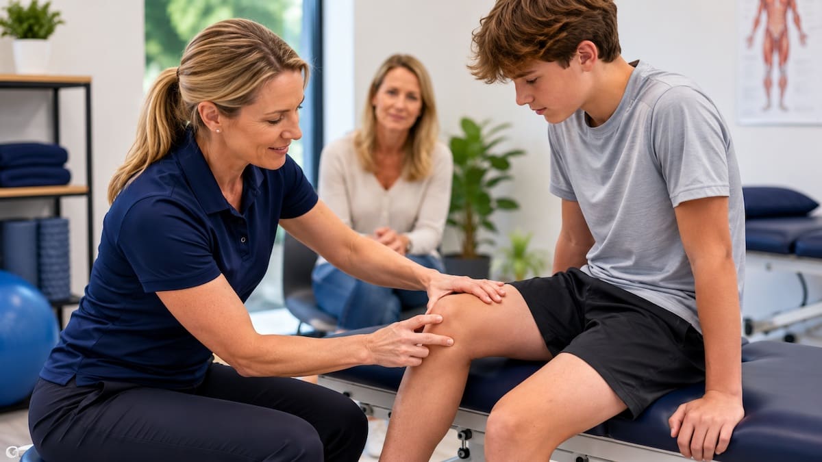 Juvenile osteochondritis dissecans knee joint line assessment in growing athlete