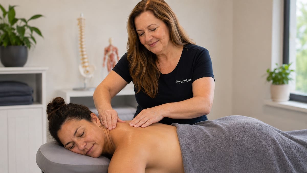Massage Clayfield neck and shoulder massage for stress tension