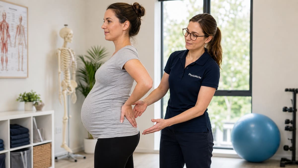 Pregnancy back pain lumbar spine and pelvic girdle movement assessment