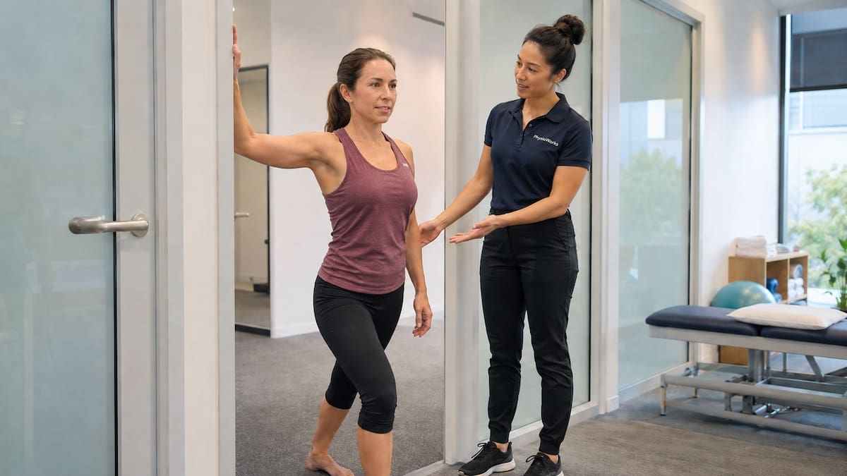 Stretching for anterior shoulder and chest mobility