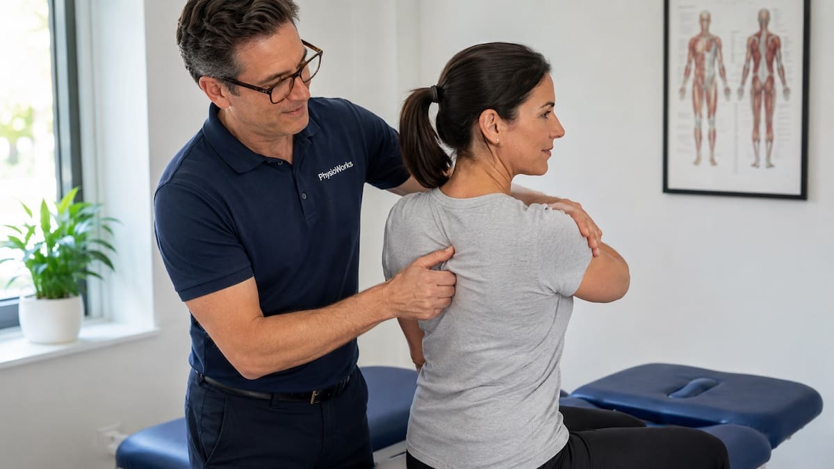 t4-syndrome-upper-thoracic-assessment T4 syndrome upper thoracic spine palpation and rotation assessment