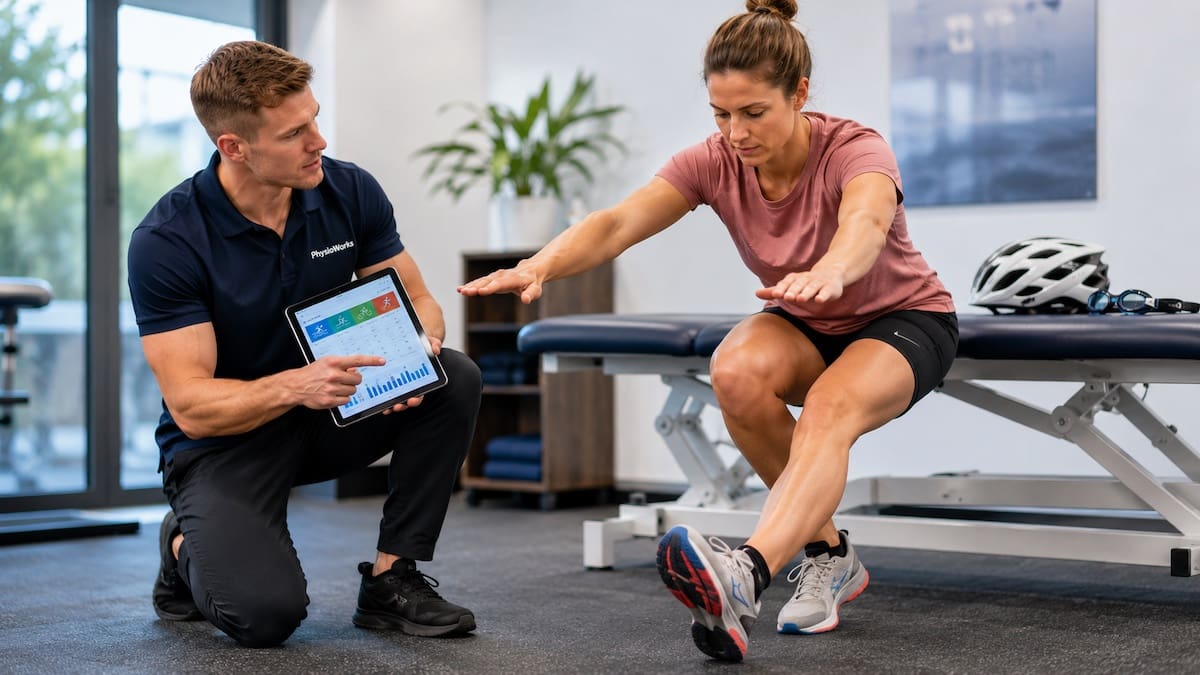 Triathlon injuries running gait assessment reviewing cadence and lower-limb control