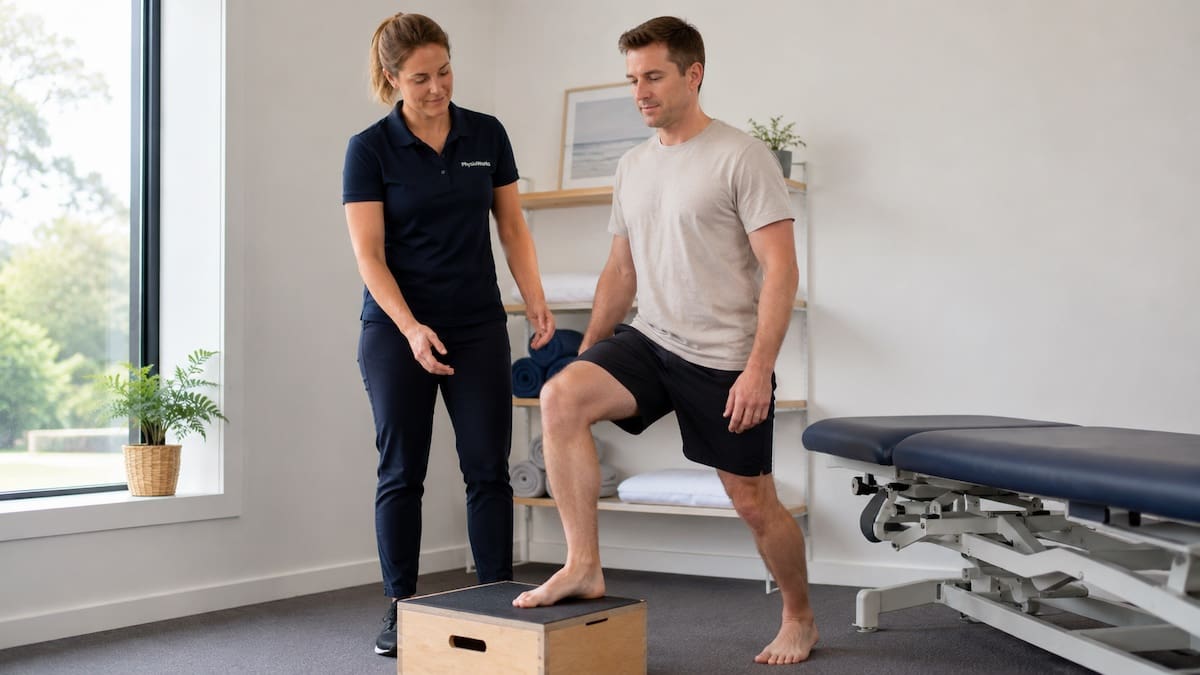 acute-soft-tissue-injury-step-up-rehab Acute soft tissue injury step up rehab for ankle return to activity