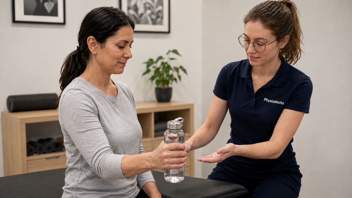 De Quervain’s tenosynovitis neutral wrist grip rehab exercise